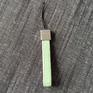 Coach Phone Loop in Pastel Green Monogram